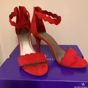 Red sandals